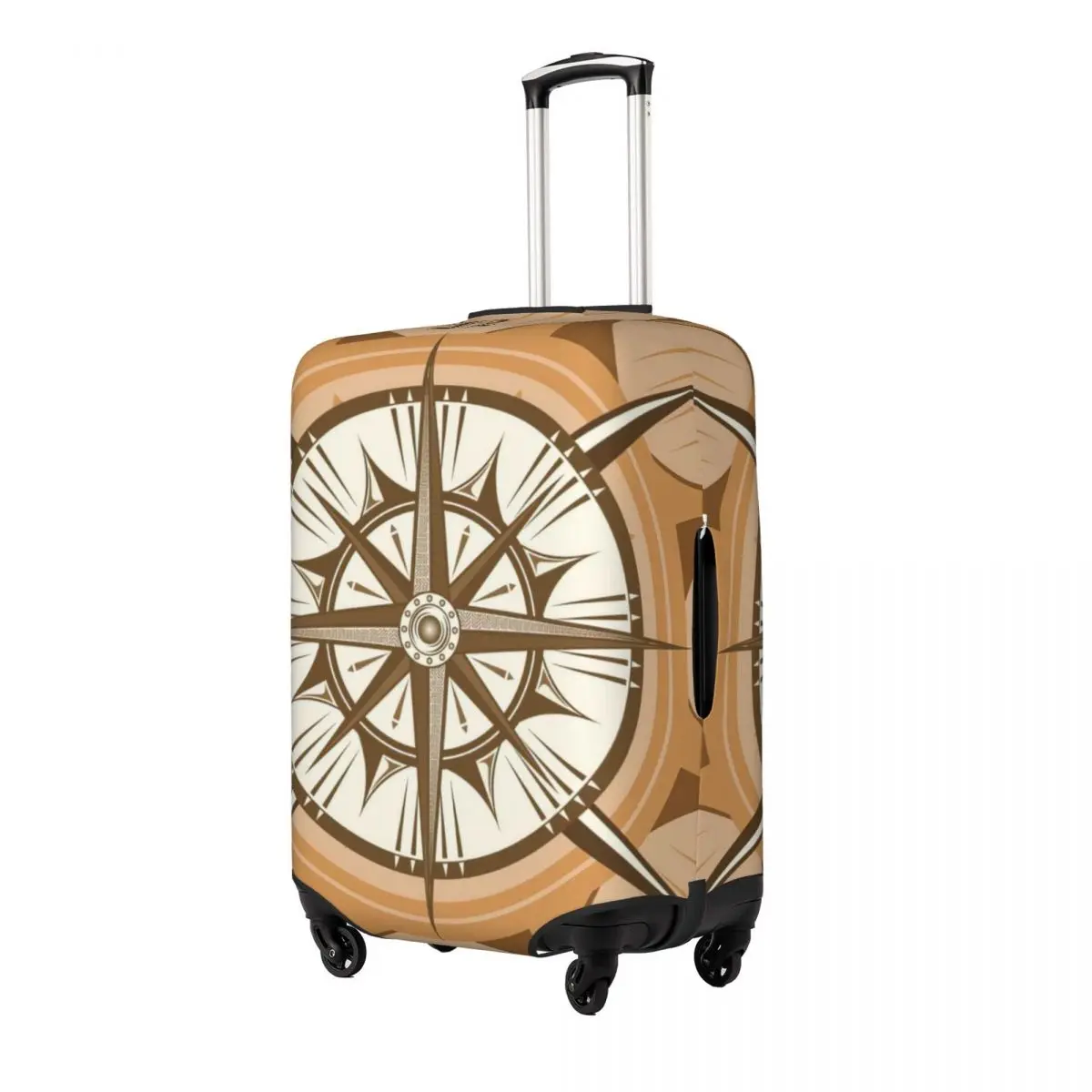 Medieval Compass Wind Rose Imprimir Bagagem Protetora Poeira Cobre Elastic Impermeável 18-32inch Suitcase Cover Viagem Acessórios