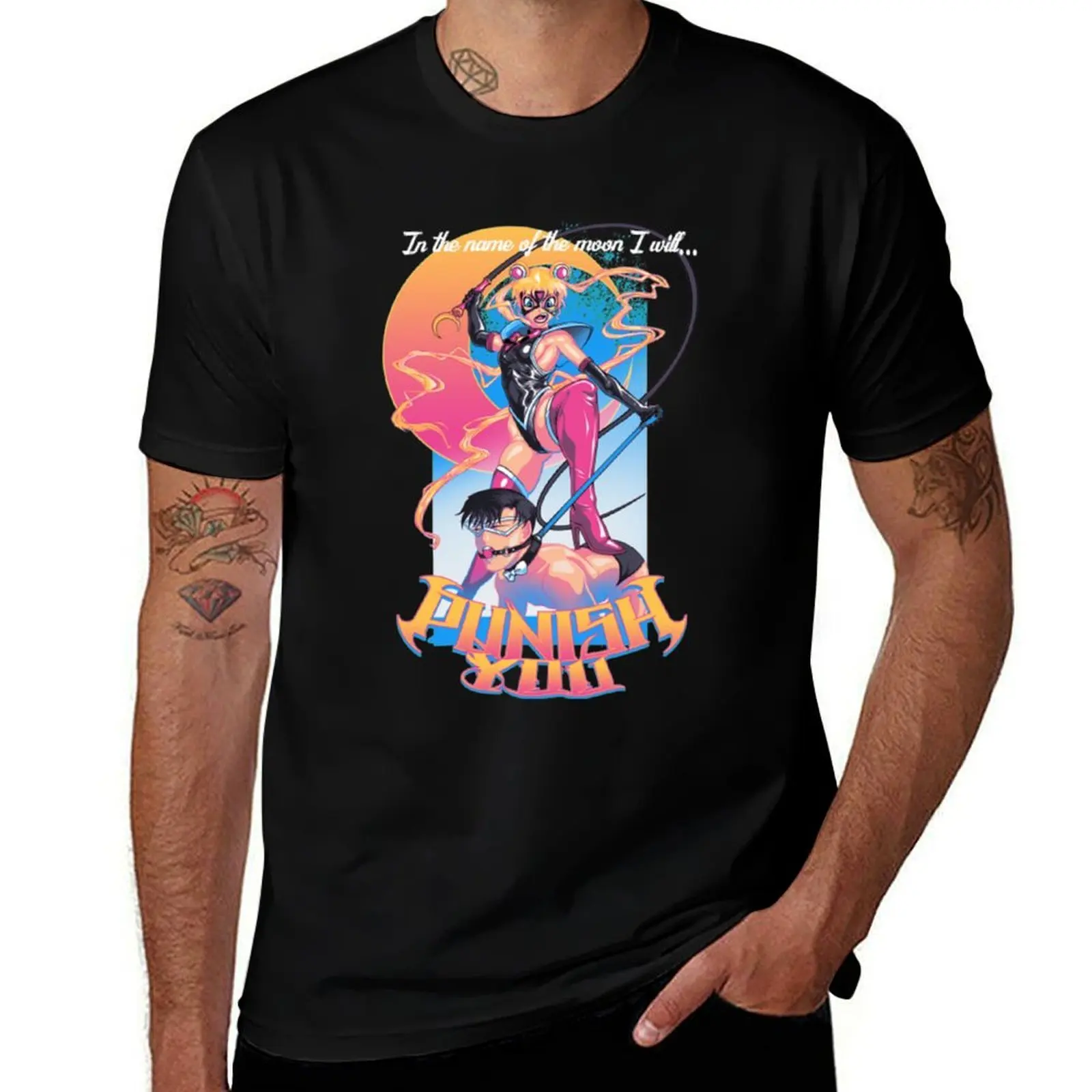 Lunar Discipline T-Shirt Casual Street Style Short Sleeve Tee