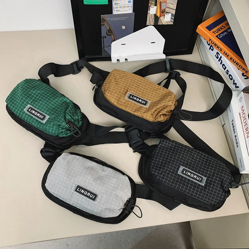 

Unisex Commuter Sling Bag Lightweight Casual Crossbody Bag with Water Cup Holder Men's And Women's Shoulder Bag for Travel
