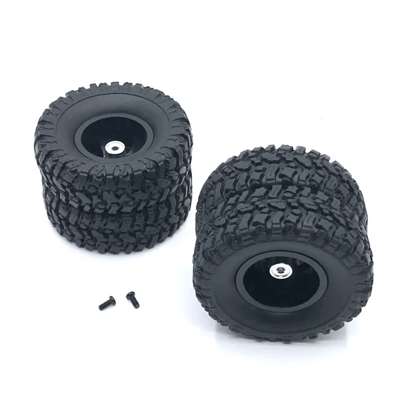 Used For WPL C14 C24 B14 B16 B24 B36 C34 C44 HengLong FeiYu RC Car Parts Metal Upgrade Front Single Rear Dual Wheel Hub Tires