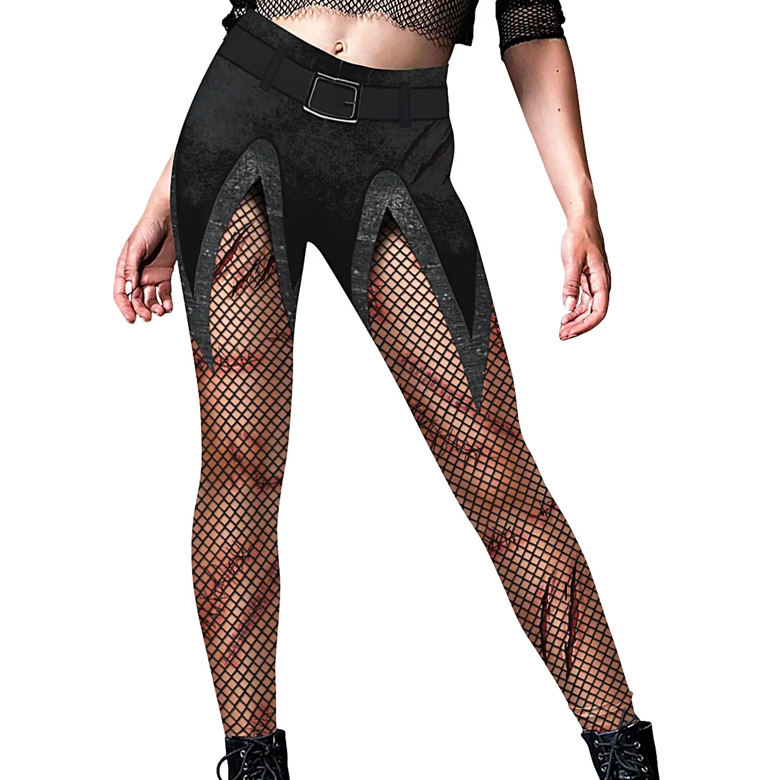 Halloween Leggings For Women Striped Hallowwen Sweatpants Women Halloween Leggings Joggers Long Sleeves Hoodies Sisters Family