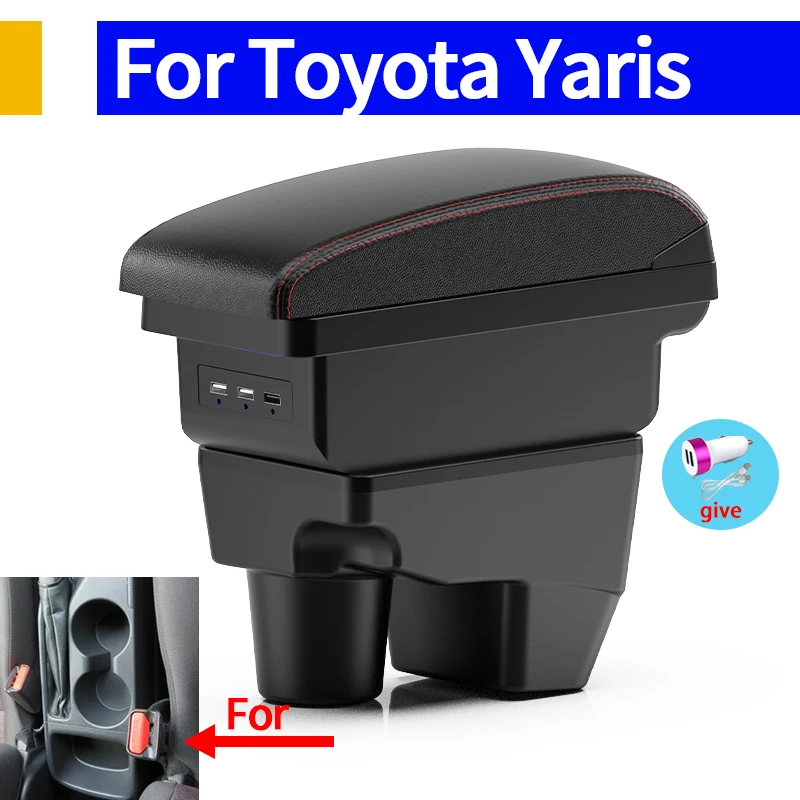 

Для Toyota Yaris подлокотник для Toyota Yaris элегантный автомобильный подлокотник для хранения 2021-2024 детали для модернизации интерьерные автомобильные аксессуары