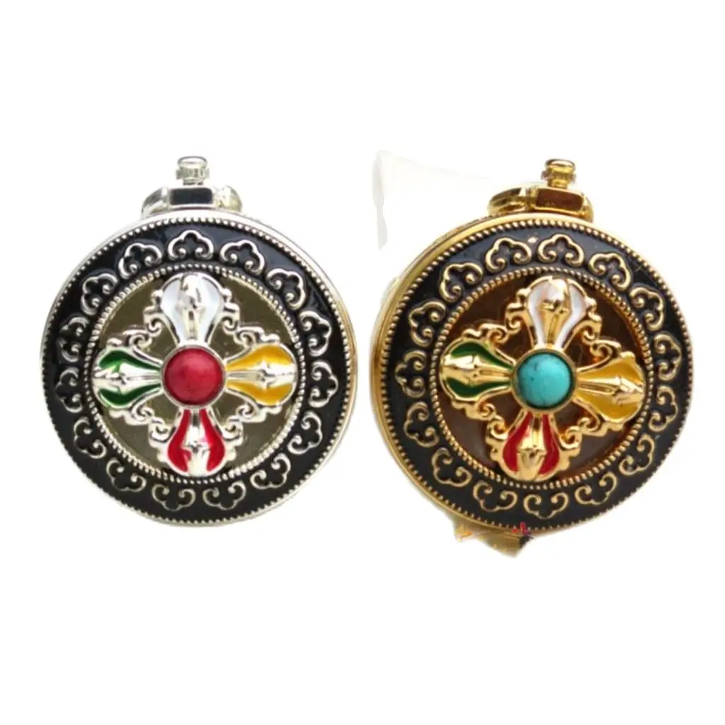 

Two Piece Hanging Mascot Magical Tibetan Pendant Cross Vajra King Kong Amulet Gem Lucky Talisman