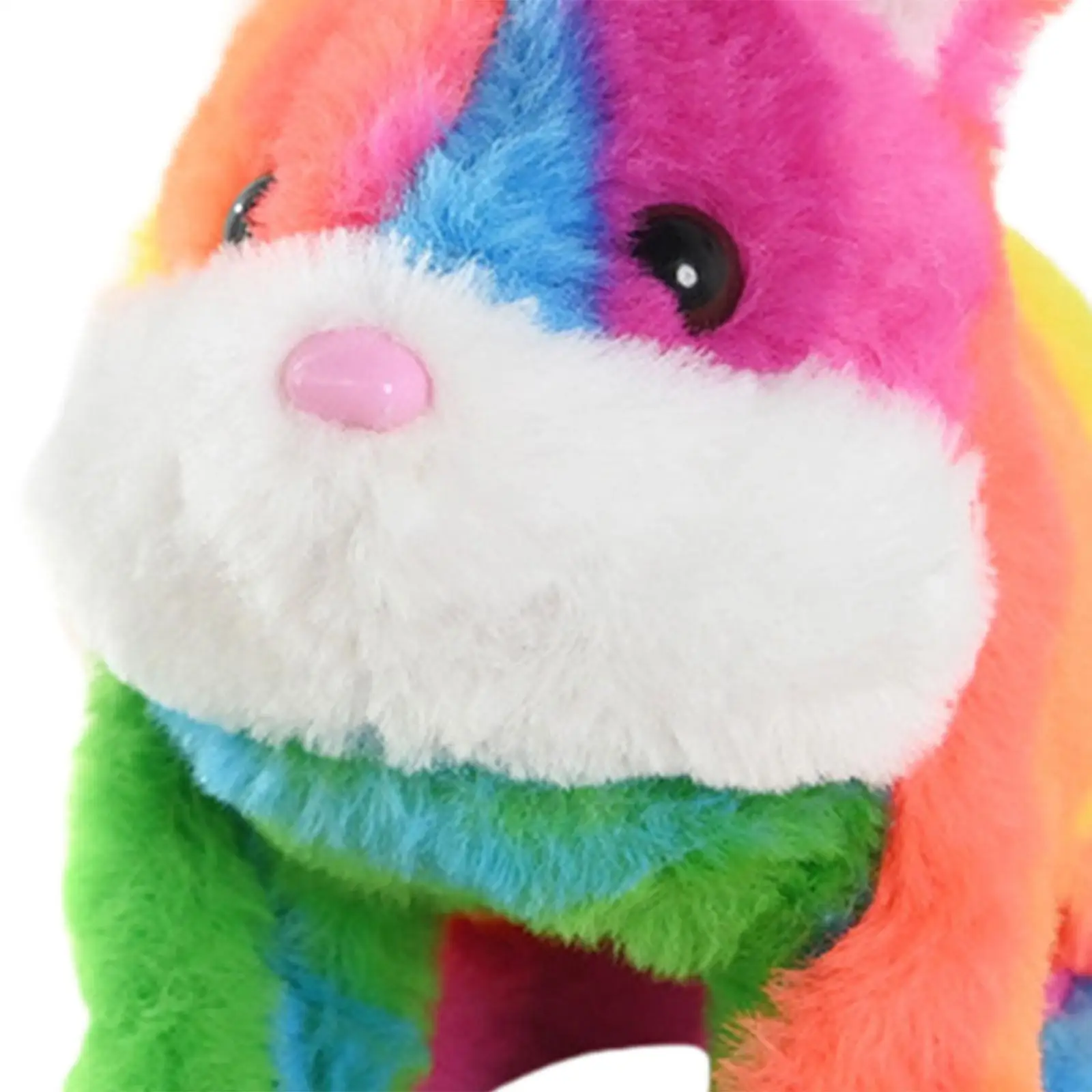 Giocattolo di peluche coniglietto elettrico che cammina coniglio di peluche interattivo per bambini