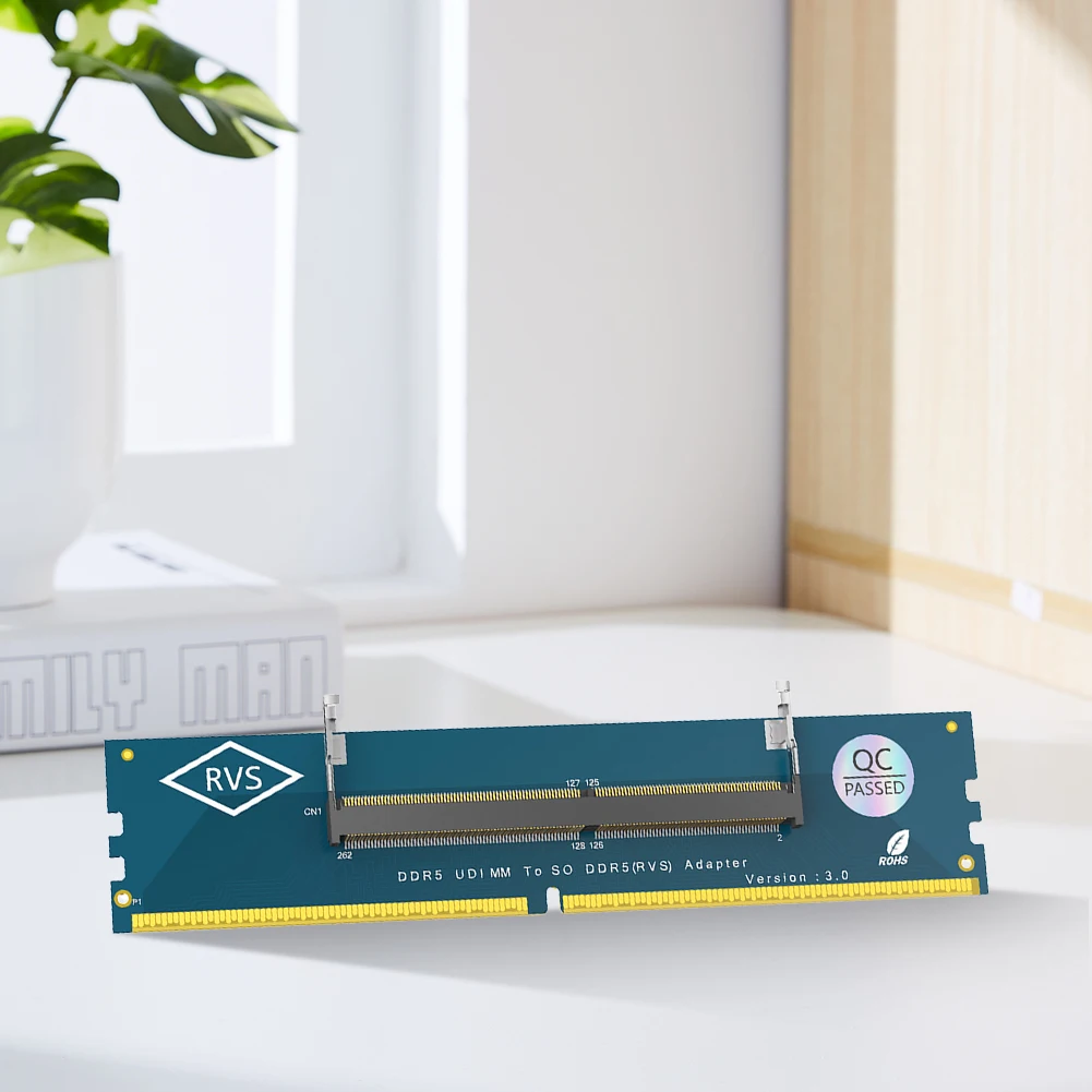 Moduł pamięci RAM DDR5 SO-DIMM do laptopów gamingowych z zabezpieczeniem przed przetłuknięciem, adapter pamięci RAM DDR5 do laptopów i komputerów stacjonarnych