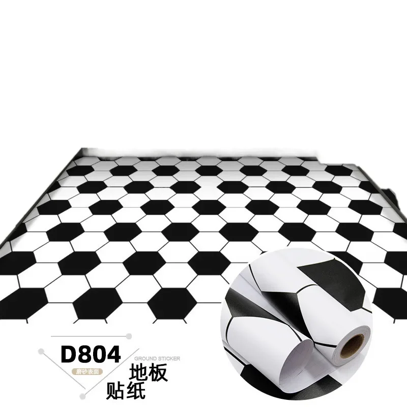 Floor sticker Self-adhesive bathroom waterproof and non-slip balcony, bathroom kitchen floor sticker toilet tile sticker
