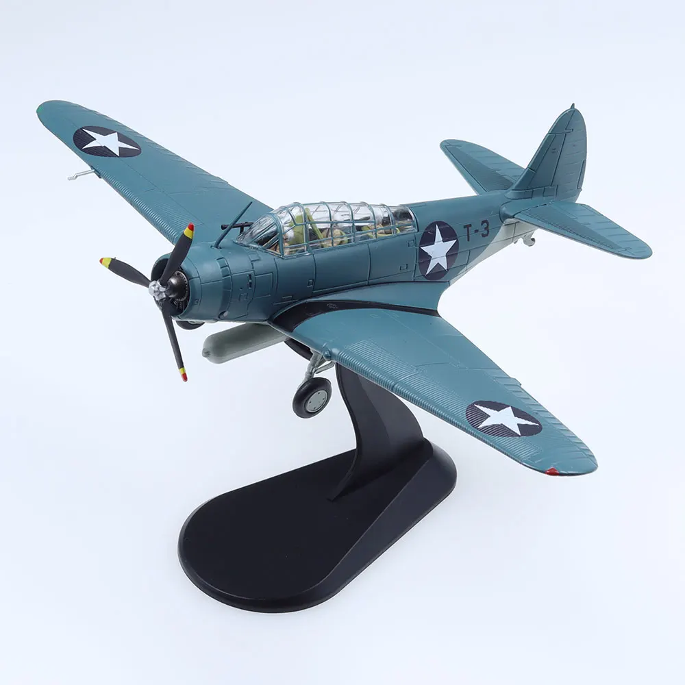 1/72 TBD Diecast Airplane Model Fighter Plane Aircraft Models for Gift
