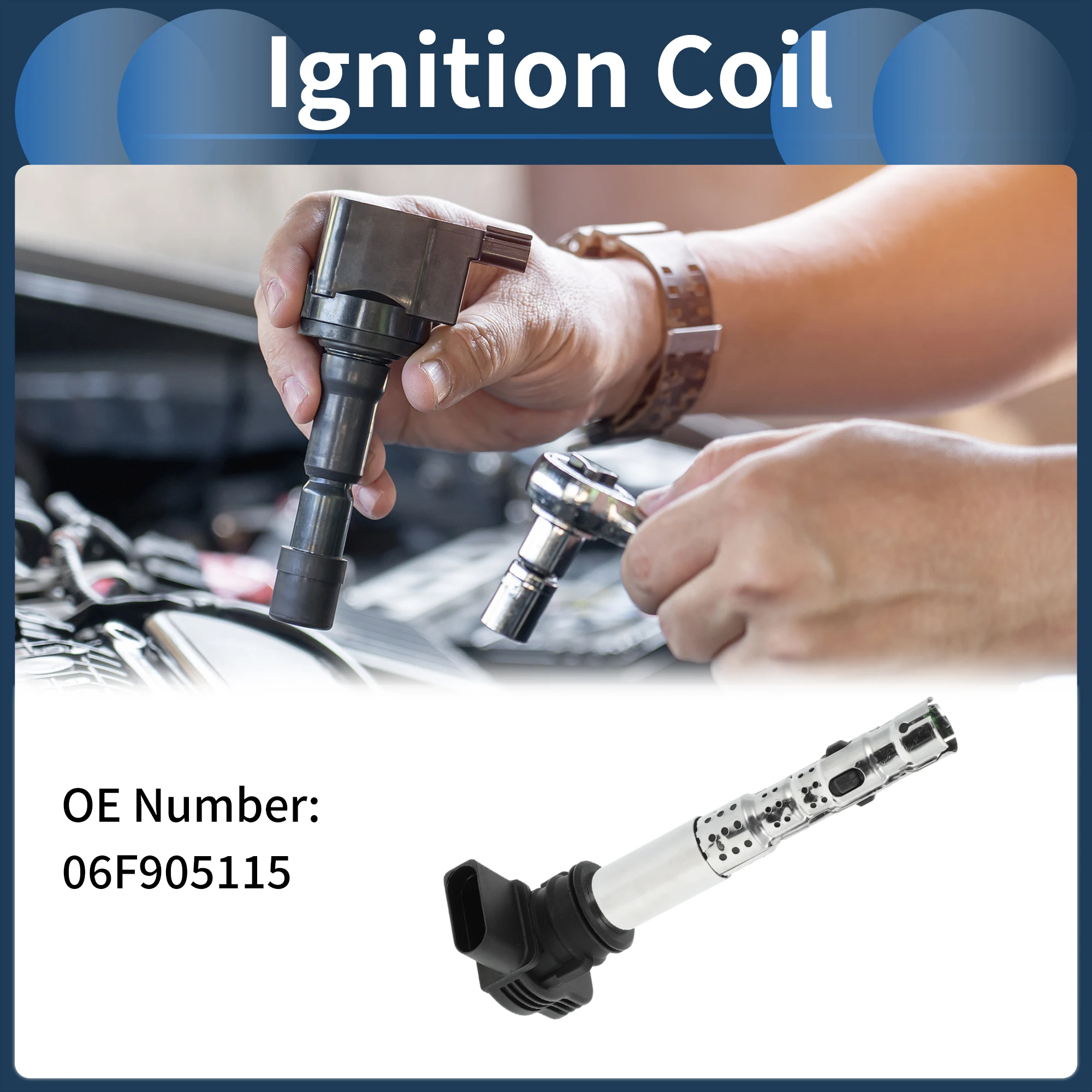 

Комплект катушек зажигания UXCELL No 06F905115 для Audi A3 2008-2013 гг.