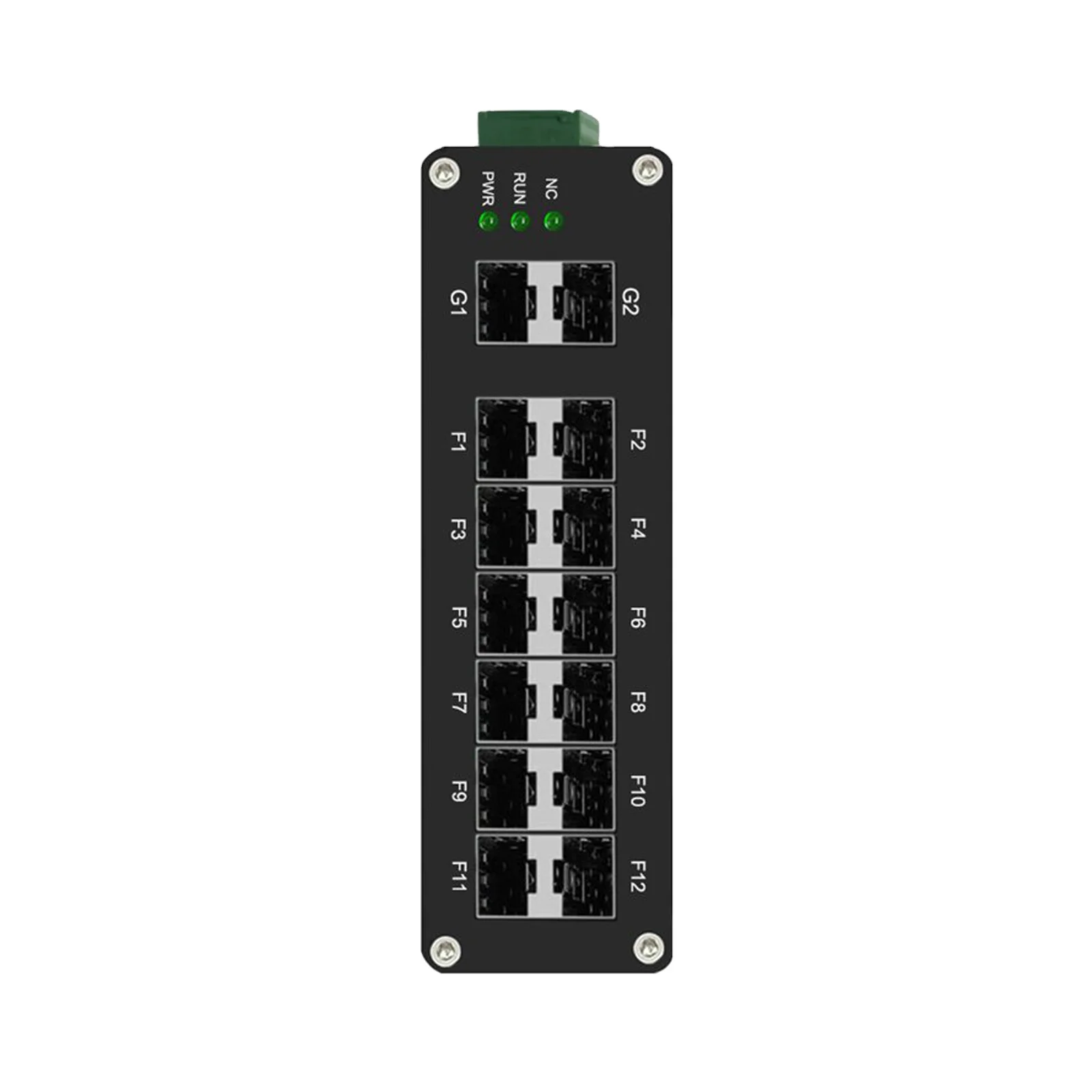 Industrial L2+ Managed 12-Port 1000X SFP + 2-Port 1000X SFP Fiber Switch