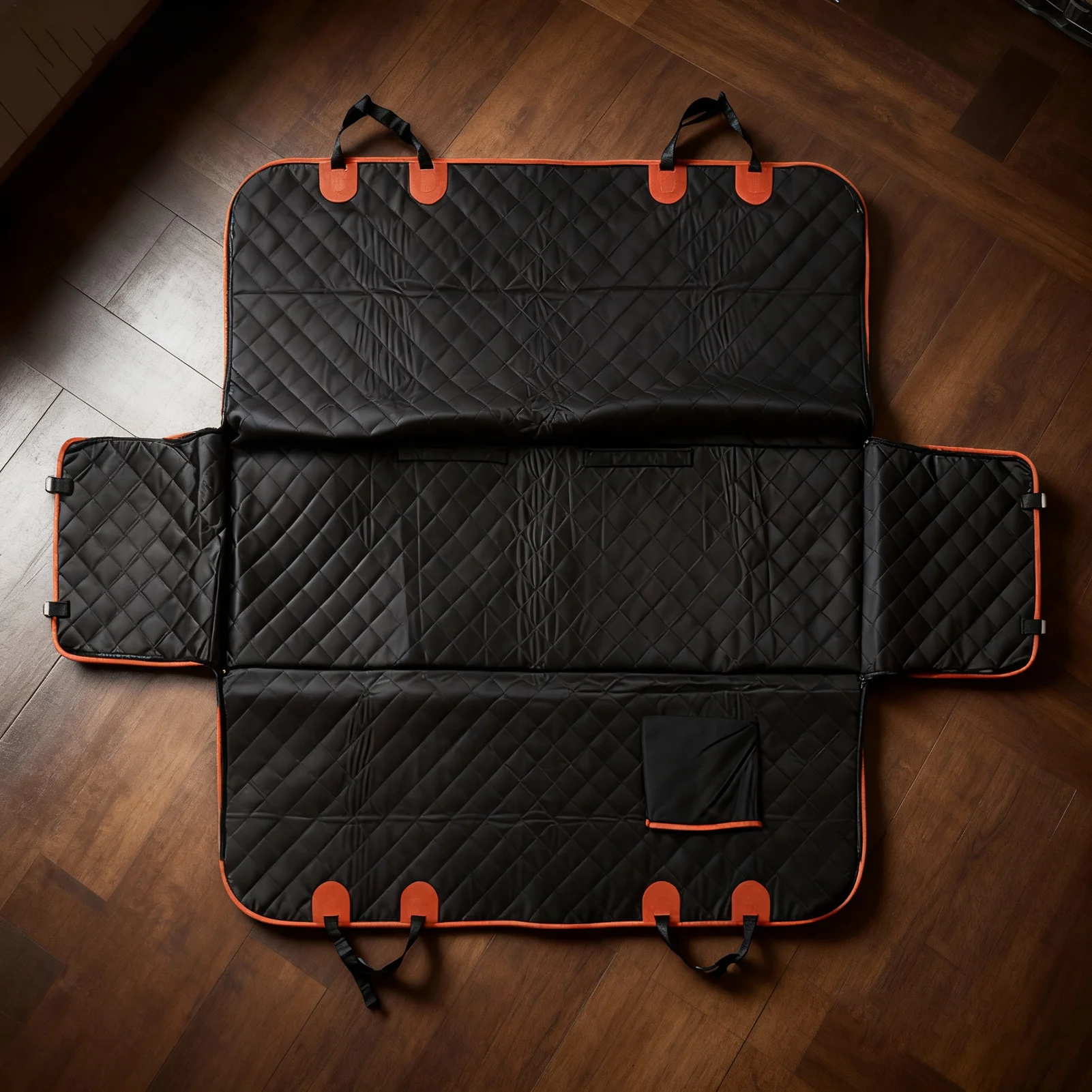 

Dog Car Mat Full Wrap Stable Anti-Slip Foldable Pet Auto Blanket Dog Blanket Car Seat Protector For Vehicle SUV Truck Travel