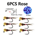 6PCS Rose