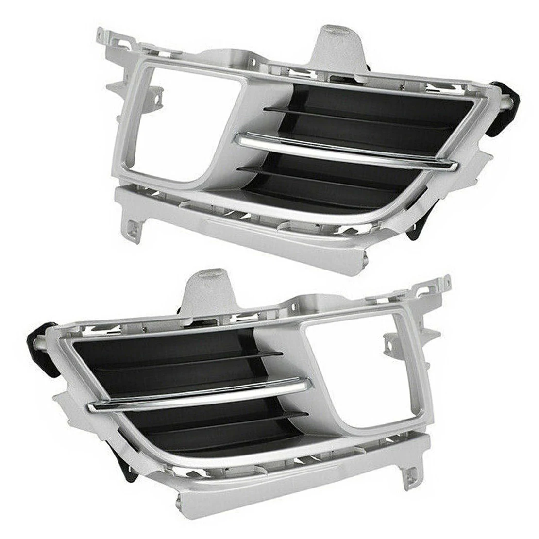 

1 Pair Front Bumper Fog Light Cover Trim Grille Frame Bezel Fit for Mazda 6 2009 2010 GV7D-51-690A GV7D-51-690 GV7D-51-680