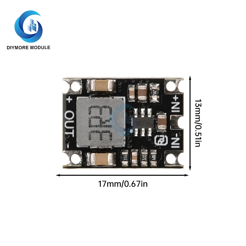 DC-DC Step-Down Power Module Input 6.5-16V to 3.3V/5V Regulator Module Foot 4A Peak 6A