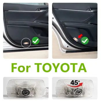 適用於豐田卡羅拉 E150 E210 普拉多 漢蘭達 凱美瑞 XV40 XV50 XV70 的 LED 車門迎賓鬼影燈內裝配件 8 最佳銷售 豐田卡羅拉 E210 兩廂車 - №3