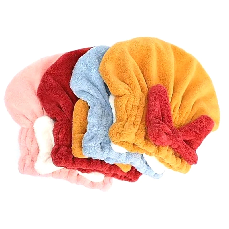 Super Absorbent Hair Towel Wrap For Wet Hair, Qrying Dry Head Wrap Microfiber Hair Towel Cap