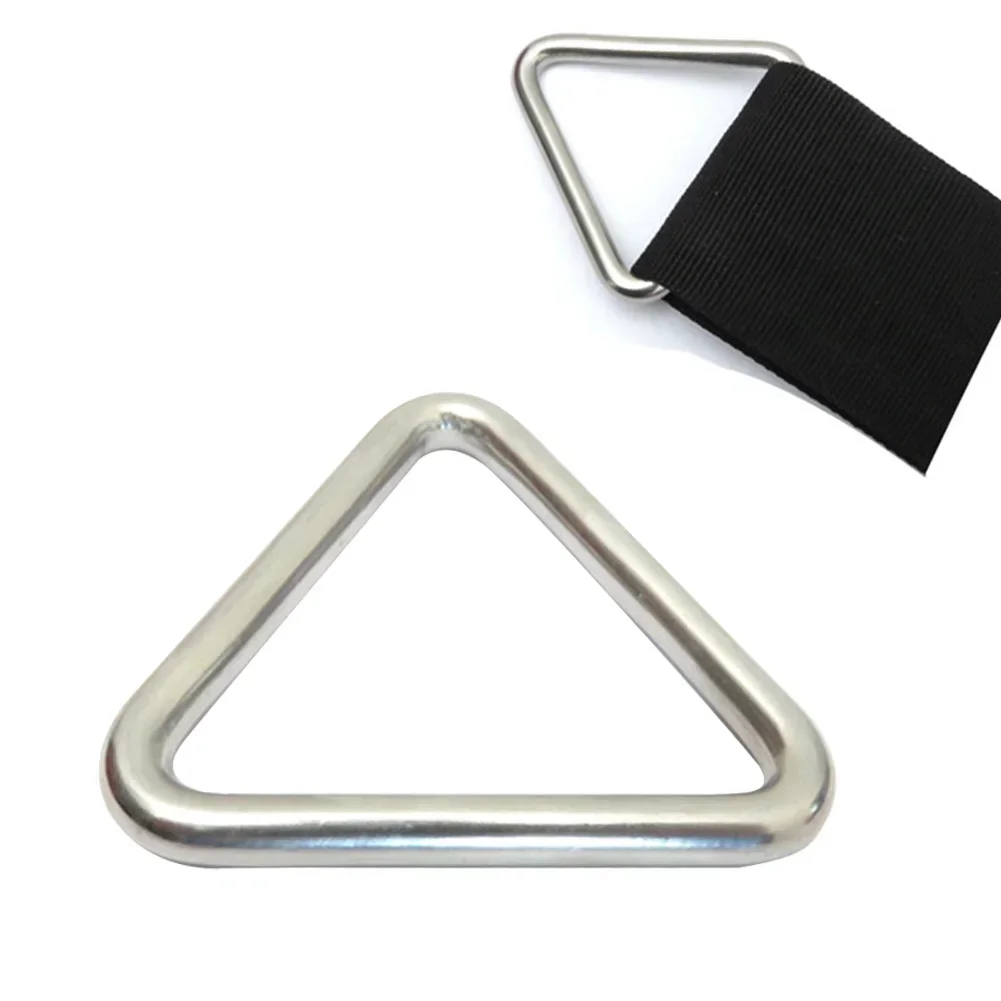 1PC 316 Stainless Steel Triangle Hook 37g 6x50mm Carabiner BCD Accessories Diving Equipment Side Mounted Back Flight for Diving