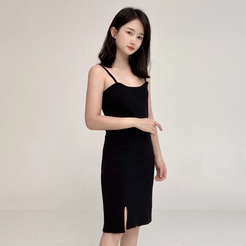 Sweater Dresses Ladies Tight Dress Knitted 2024 Robe Clothes Clothing Korean Fashion Elegant Women Black Casual Vintage Pregnant