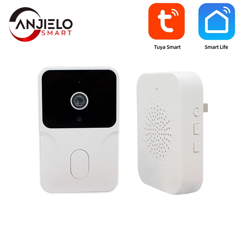 Tuya HD Wireless Video Doorbell Mobile Phone Smart Home APP Video Intercom Motion Detection Night Vision WIFI Doorbell for Home