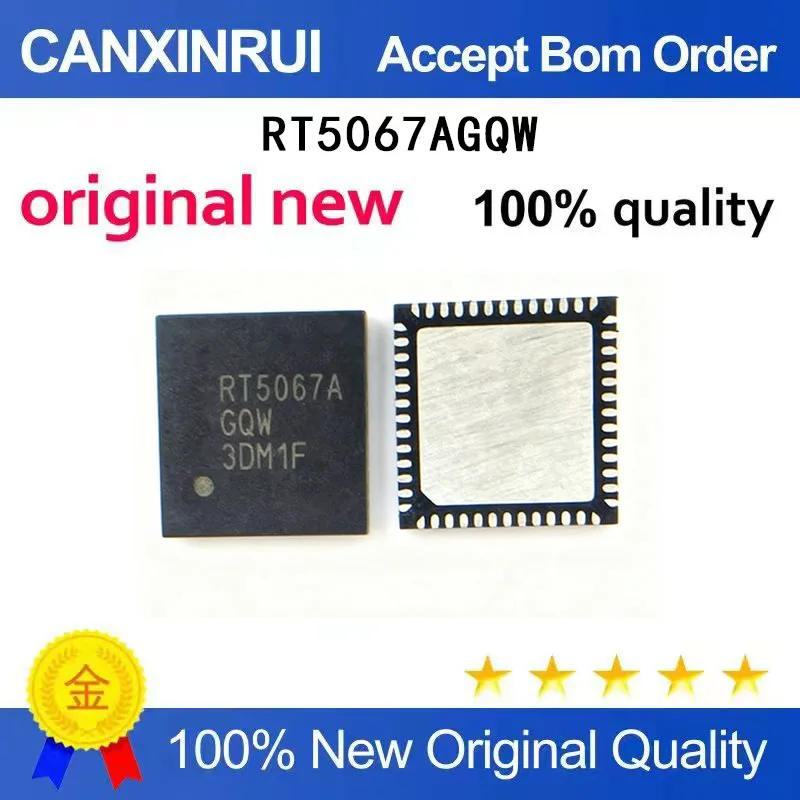 

(5 Pieces) RT5067AGQW RT5067A RT5067BGQW RT5067B QFN52 brand new