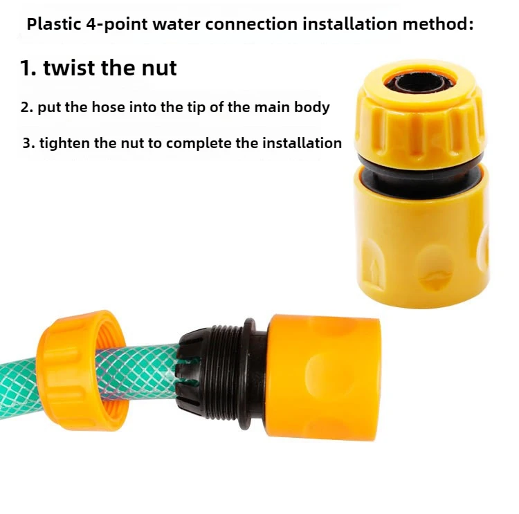 Car Washer Adapter High Pressure Washer Water Filter Automobile Washing Machine Water Connector Set Hose Pipe Fitting