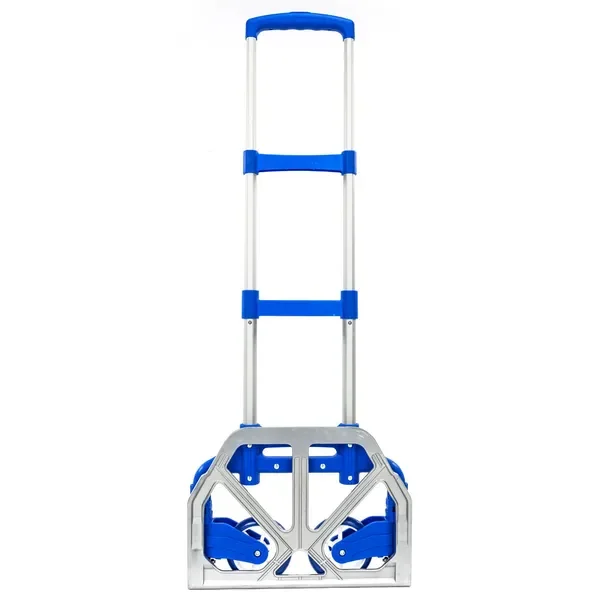 Portable Folding Collapsible Cart Dolly Push Truck Trolley Blue