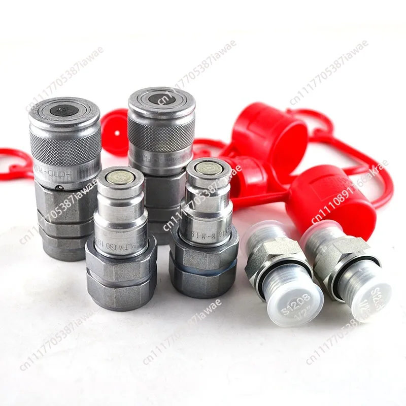Breaking Hammer DNP Hydraulic PLT4 High Pressure Hydraulic Flat Quick Coupling ISO16028