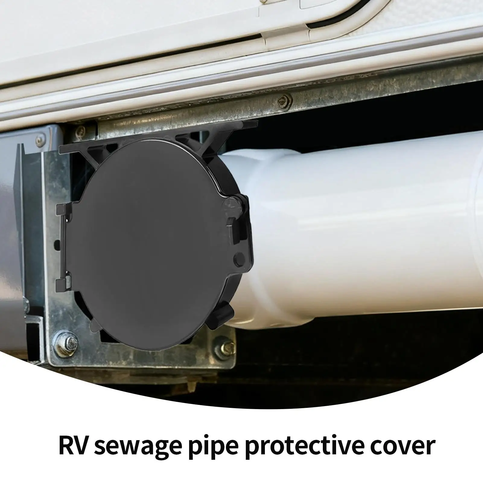 RV Sewer Vent Cover With Lock Device 2Pcs/set RV sewer pipe protective cap  Leakproof RV Drain Cover for RV sewer pipe