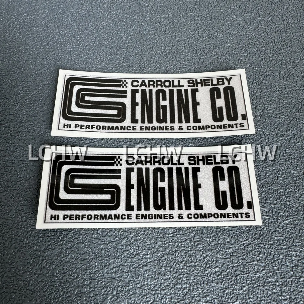 Car Stickers for Gengine CO. Shelby Modified Auto Body Window Decals Sponsor Modified Tape Motor Racing Graphics