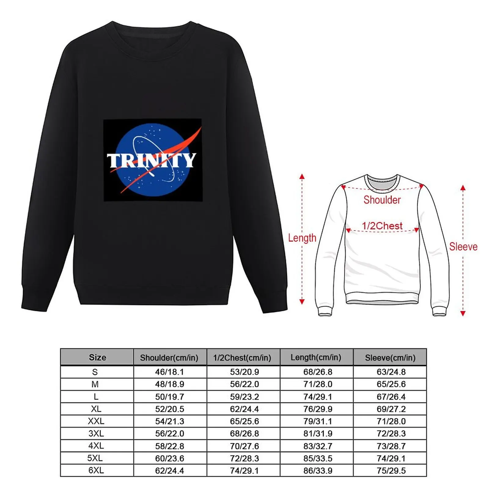 Space Trinity Pullover men's sweat-shirt mens designer clothes tracksuits korean clothes sweatshirt