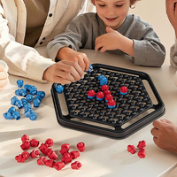Connect Four Board Game Parent Child Interactive 3D Spatial Thinking Training Children's Board Game Puzzle Toys Birthday Present