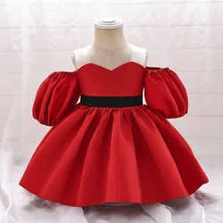 Summer Party Baby Girl Dress Toddler Elegant 1st Birthday Princess Prom Gown Kids Dresses for Girls Wedding Christmas Costumes