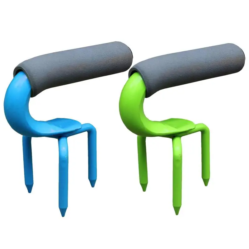 

Mini Gardening Claw Small Digging Tool Metal Agricultural Tool Gardening Hoe Manual Tiller Hand Rake for Lawns Soil Loosening