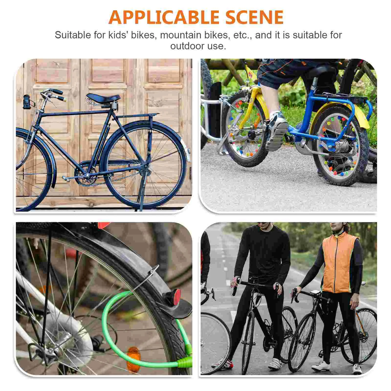 20 Pcs Accessories Outdoor Clip Bicycle Accesories Bike Mudguard Clamp Fixed Buckle Iron Screw Guards Mudguards