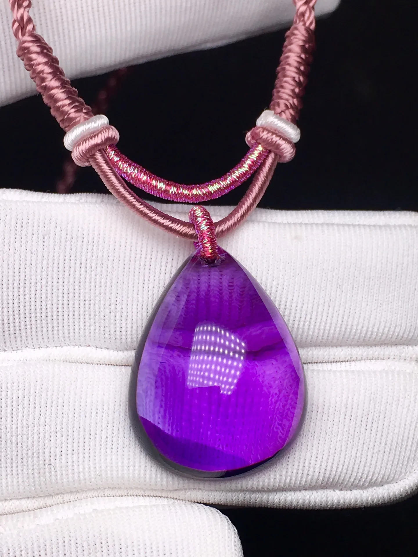 

Natural Amethyst Pendant Necklace Rope Chains For Women Lady Love Beauty Reiki Gift Healing Crystal 23x18mm Beads Jewelry AAAAA