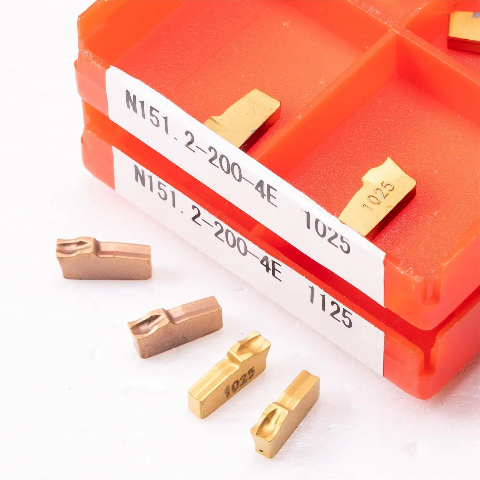 Imagem -05 - Inserções de Carboneto Ferramenta de Ranhuramento Ferramenta de Torneamento N151.2 Ferramenta de Torno Cnc N151.22004e N151.2300-4e N151.2-400-4e 1025 1125
