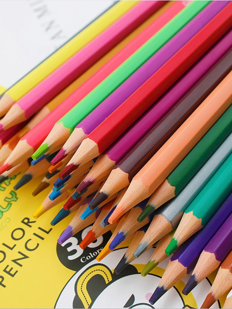 ZOCO คู่มือการใช้งานกล่องกลับไปโรงเรียนพร้อมกล่องพริสมาคัลเลอร์ดินสอสี ดินสอสี ดินสอสีวาดด้วยมือ เครื่องเขียน