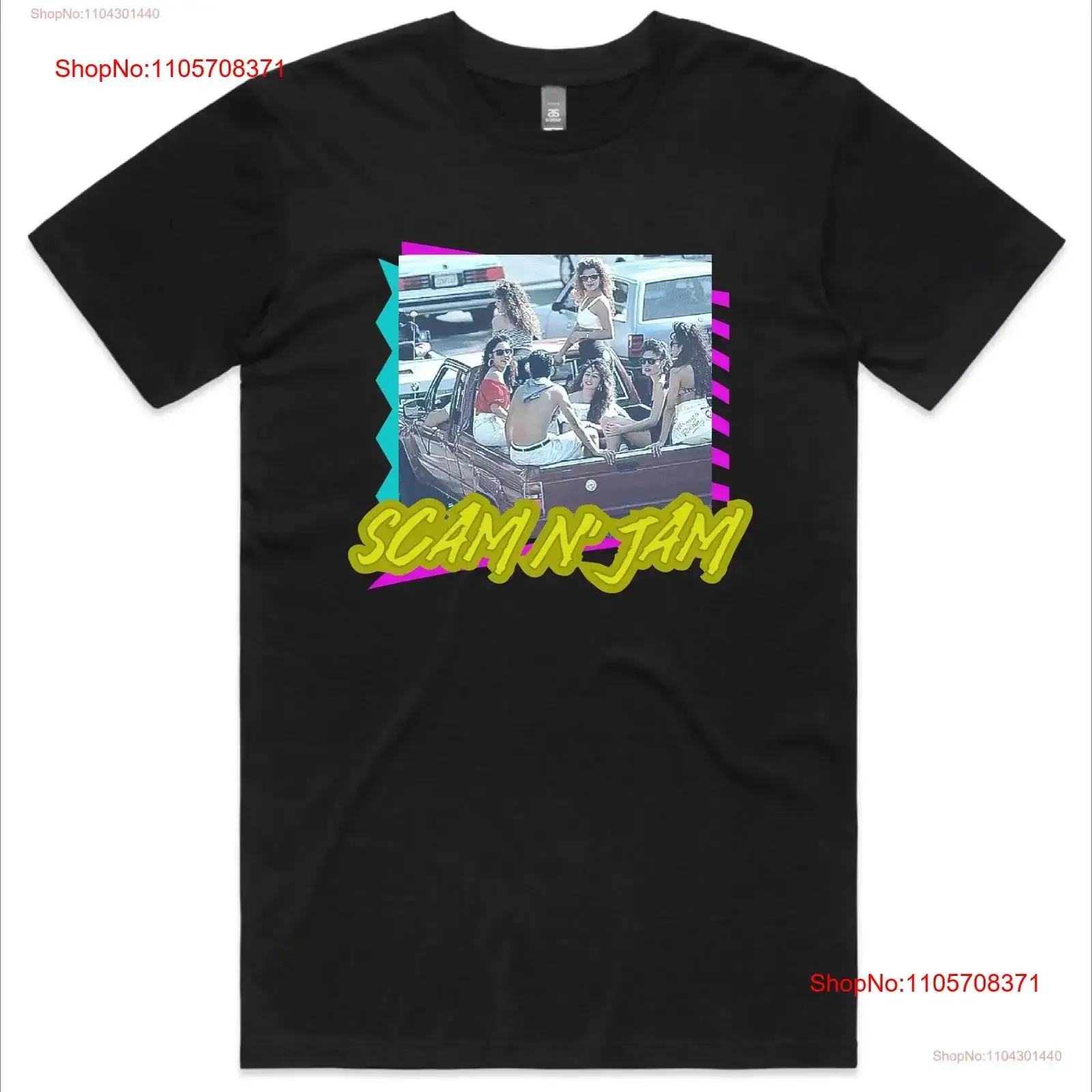 Scam n Jam Cha T Shirt vintage Washed designer clothes Comfortable graphic Top For Everyday Wear Casual Stylish Versatile Soft