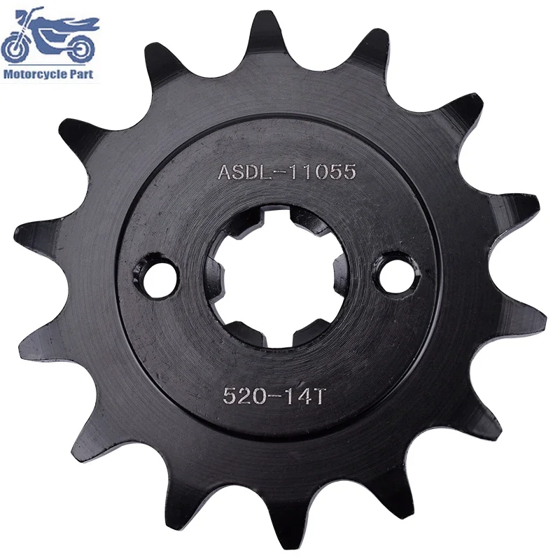 520-14T 520 14 Tooth 14T Drive Front Sprocket Gear For KT/M 125 Du/ke RC 200 Du/ke RC 2013 14 2015 2016 2017 2018 2019 2020 2021