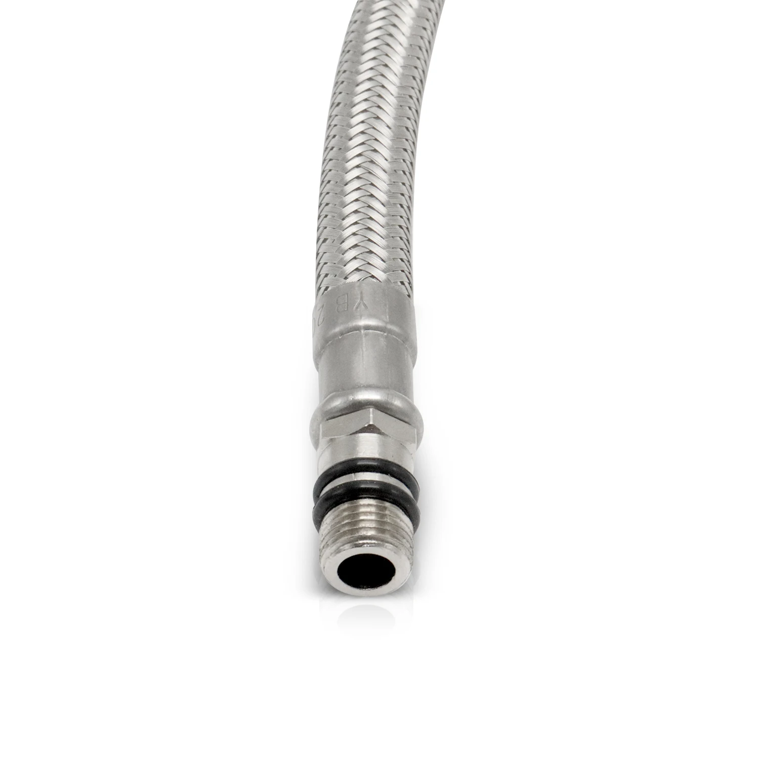 50/56cm M10*1 Stainless Steel Braided Hose Water Faucet Hose Water Inlet Hose Faucet Replacement Hose Kitchen Cold Water Hose