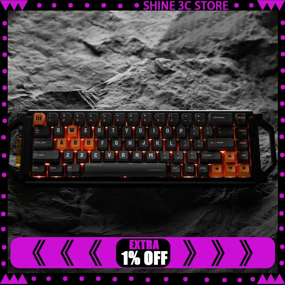 

Angry Miao MECHA 65 Gaming Mechanical Keyboard 1MS Low Latency Wireless 1000hz Polling Rate 65 Layout HiFi Switch Aluminum shell