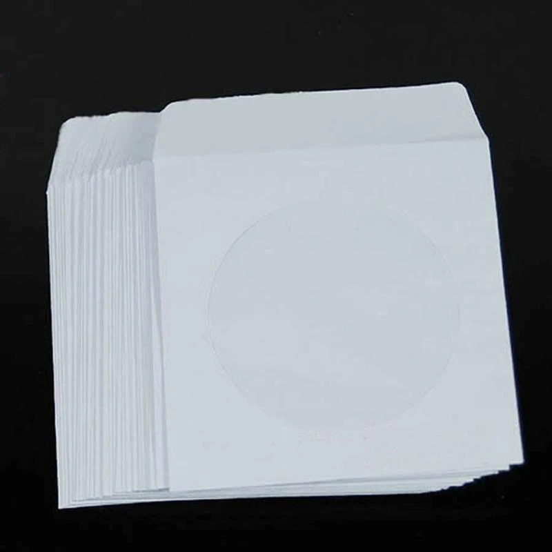 

50 sleeves Mini Paper CD DVD Flap for Case Cover Envelope best sale