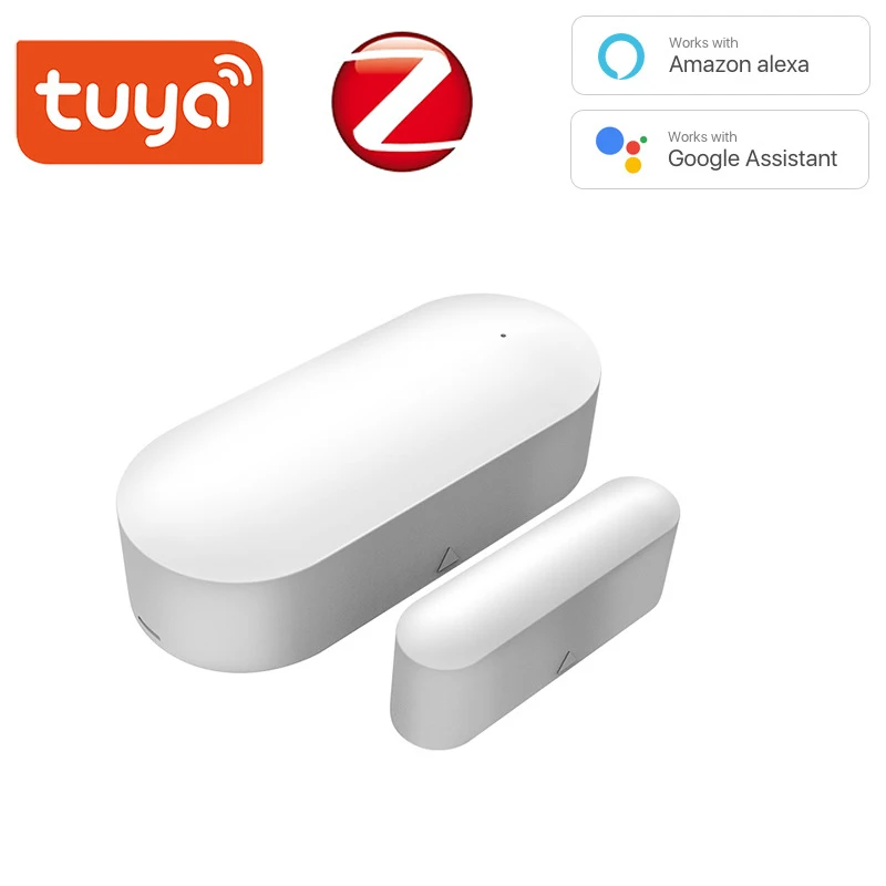 

Оконный дверной датчик Zigbee без батареи, работает с Alexa Google Home Assistant Tuya Smart Life need Zigbee Hub Gateway Secu