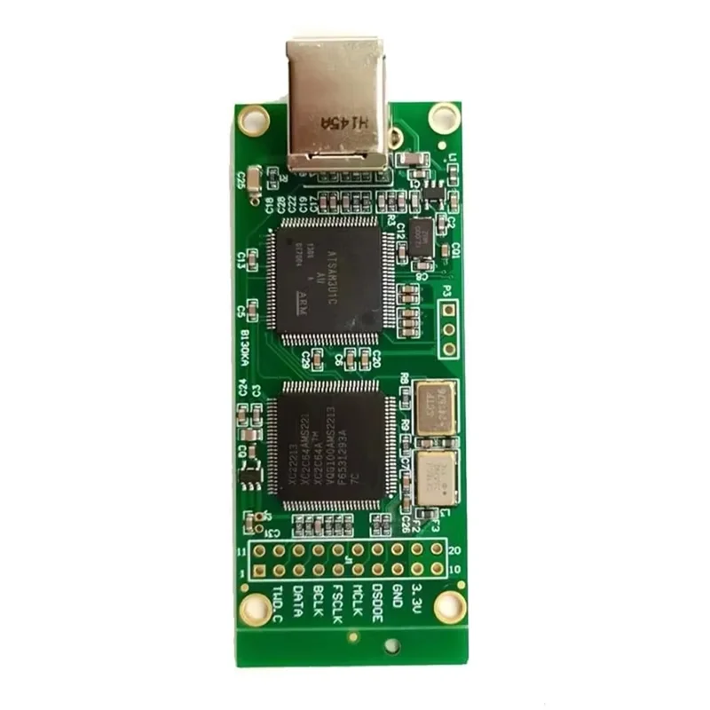 ABSQ-For DAC Hifi Amplifier Compatible Amanero Combo384 USB Card Module C3391 DSD512 PCM384 32Bit In Italian