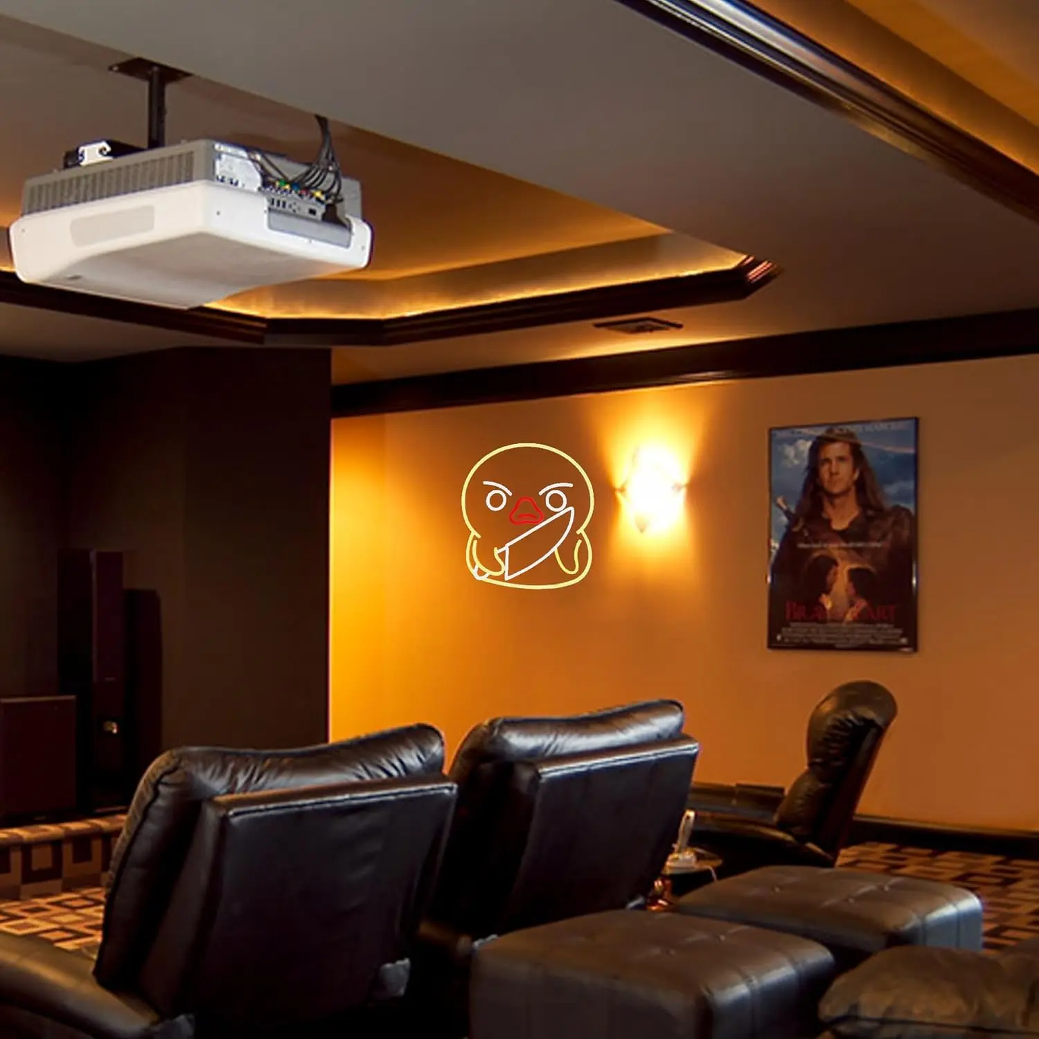 Murder Duck LED ネオンサイン USB 調光可能ネオンライトサイン ゲームルーム 寝室 バー リビングルーム 誕生日パーティー ギフト 壁飾り