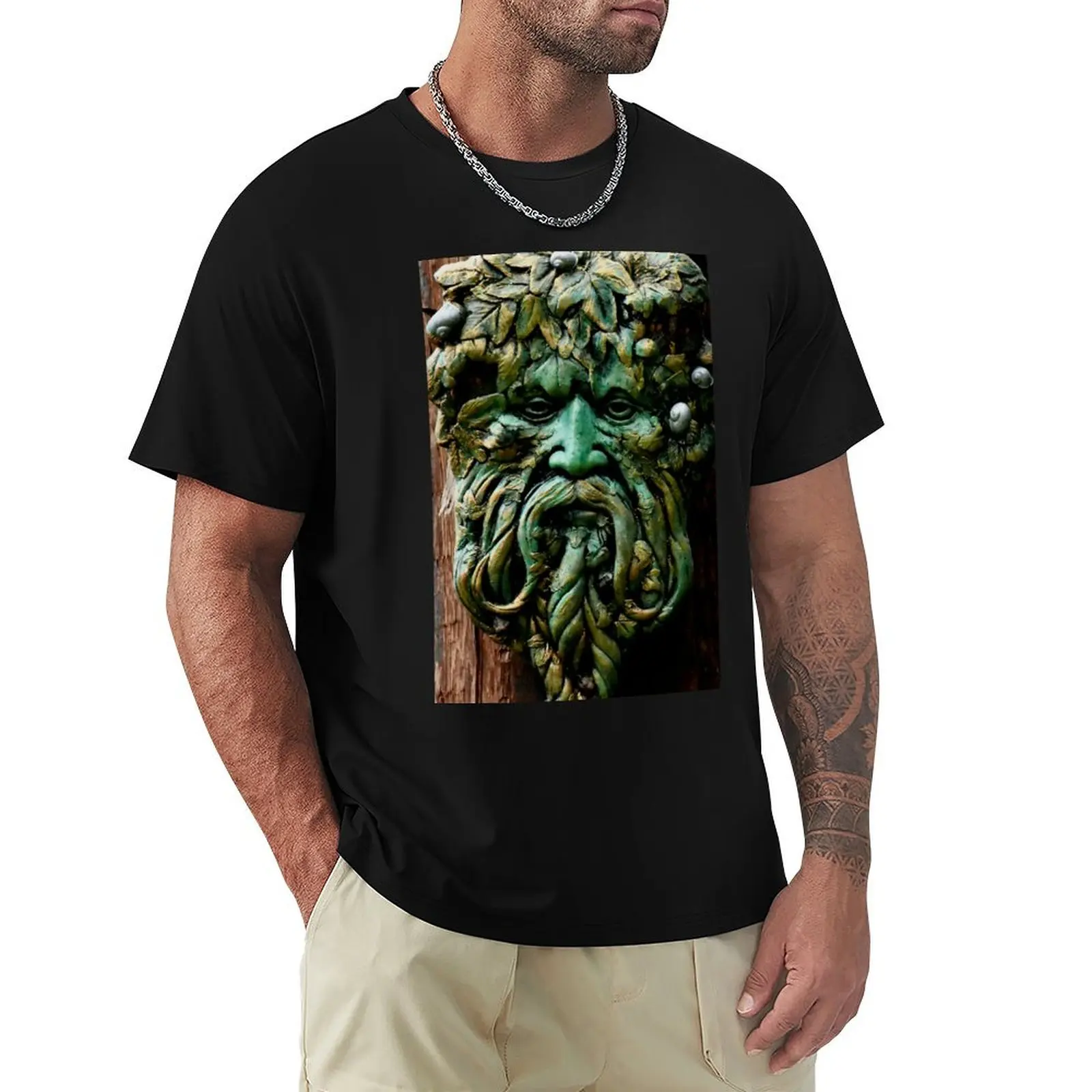 

The Green Man, Spirit of the Woods T-Shirt anime shirt cheap stuff heavyweight t shirts for men
