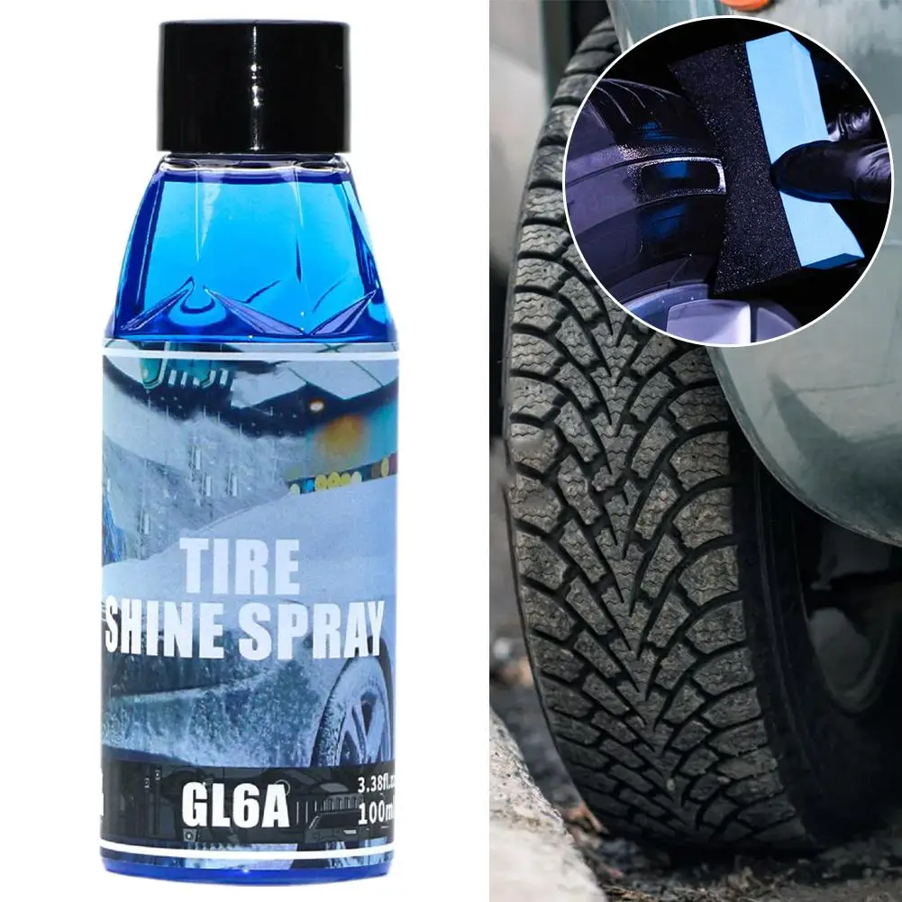 Automobile Tire Coating Agent Rubber Renovation Waterproof Long-lasting Blackening Anti-cracking Protective Brightening Wax B8L1