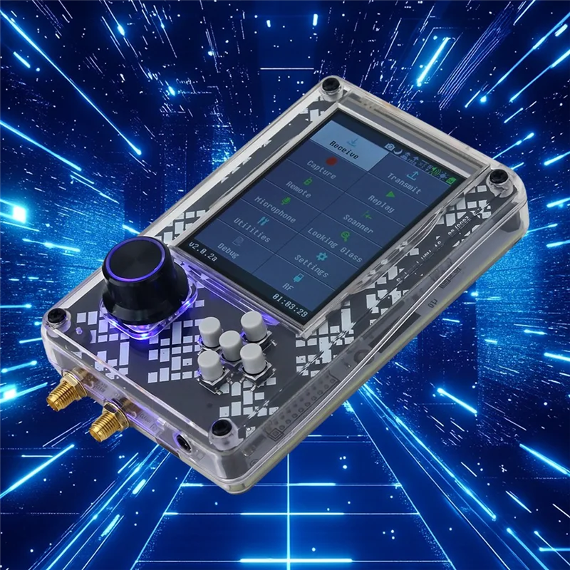 A29F-Für Hamgeek R10C+ H2M Hackrf Portapack SDR Radio montiert V2.0.2 mit SMA Kabel Antenne Software Defined Radio