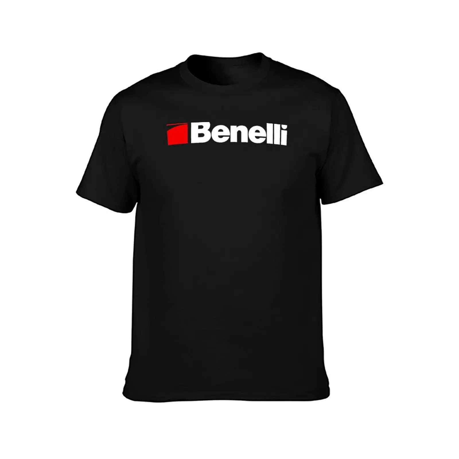 BENELLI T-Shirt Summer Casual Cotton Tee Oversized Streetwear Tops Vintage Graphic Print Loose Fit Short Sleeve 100% Cotton