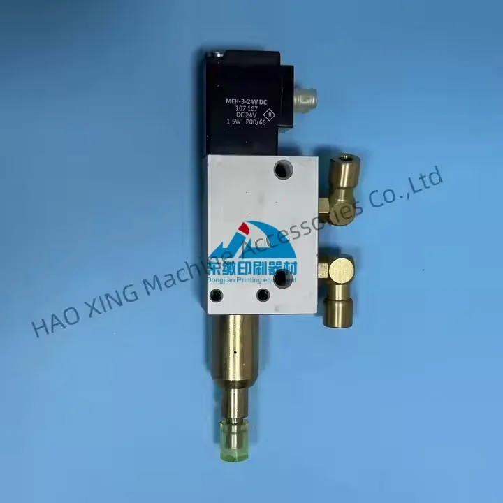 

Лучшее качество MEH-3-24V DC Цилиндр блока клапанов для Heidelberg SM102 Система офсетной печати Детали машины SM102 Цилиндровый клапан