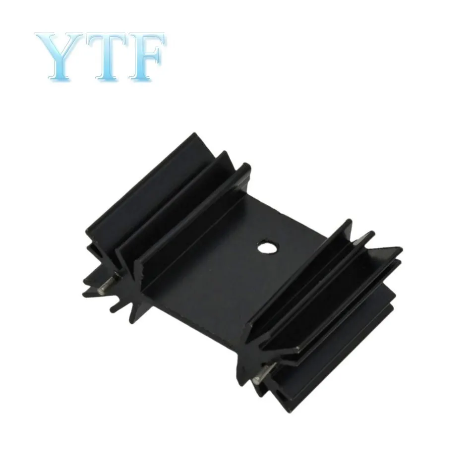 5PCS MOS Transistor Tube Heatsink Radiator Cooler Radiator 25×34×12MM Heat Sink FINS IC